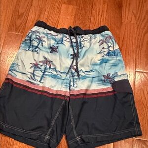 Tropical Blue Men's Swim Shorts